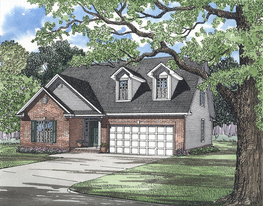 House Plan 319 Maple Street, Traditional House Plan