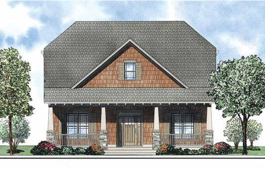 House Plan 1326 The Wilkins, Arts and Crafts House Plan