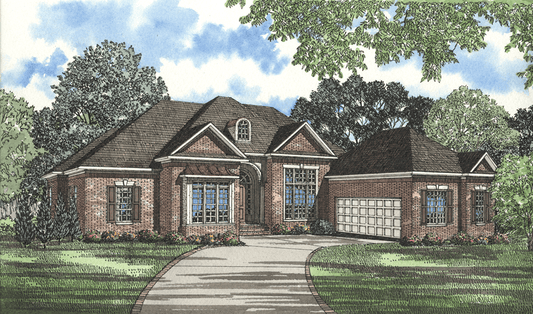 House Plan 322 Cherry Street, Traditional House Plan