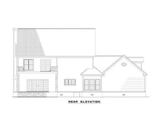 House Plan 324 Maple Street, Colonial Classical Federal House Plan