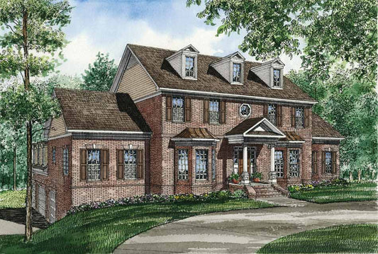 House Plan 361 Dogwood Avenue, Classical House Plan