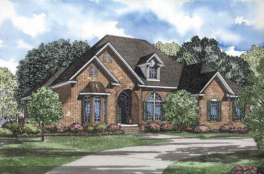 House Plan 380 Cherry Street, French Classic House Plan
