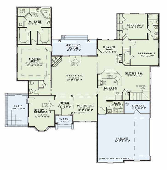 House Plan 380 Cherry Street, French Classic House Plan