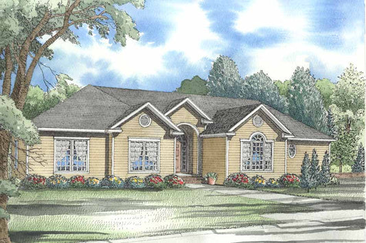 House Plan 388B Madison Avenue, French Traditional House Plan