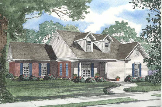 House Plan 436 Mockingbird Lane, Country Home House Plan