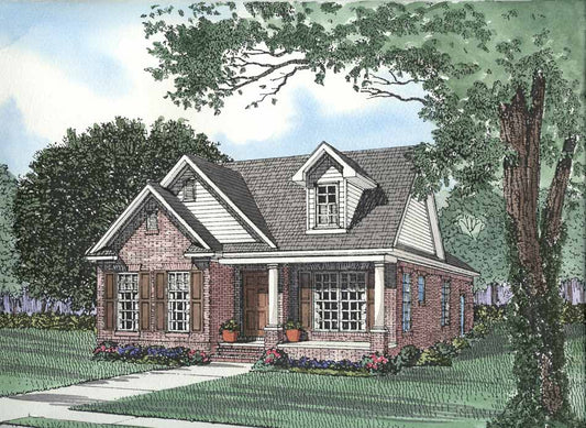 House Plan 446 Maple Street, Traditional House Plan