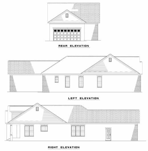 House Plan 446 Maple Street, Traditional House Plan