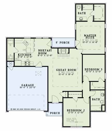 House Plan 471 Spruce Street, Traditional House Plan