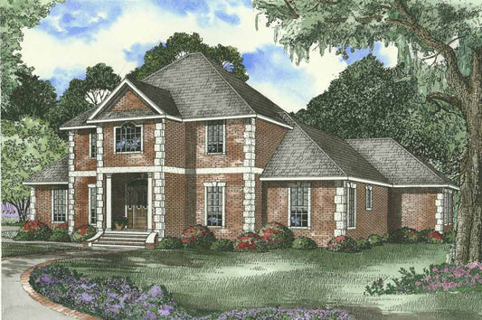 House Plan 482 Dogwood Avenue, French Classic House Plan