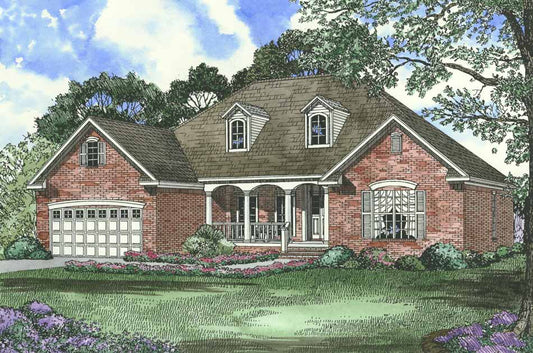 House Plan 483 Spruce Street, Traditional House Plan