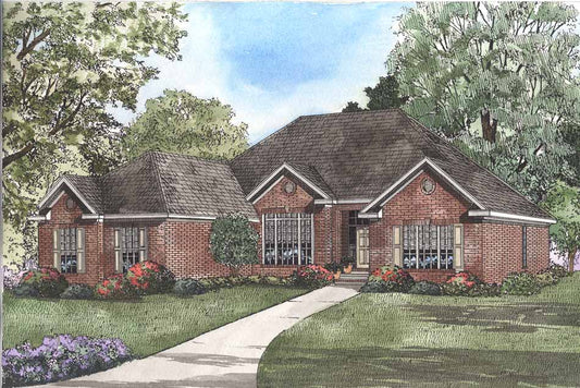 House Plan 515 Richmond Drive, Traditional House Plan