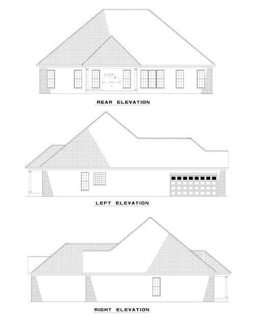 House Plan 515B Richmond Drive, Traditional House Plan