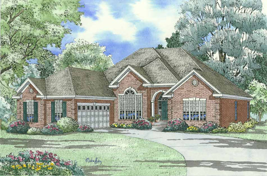 House Plan 549 Madison Drive, French Traditional House Plan