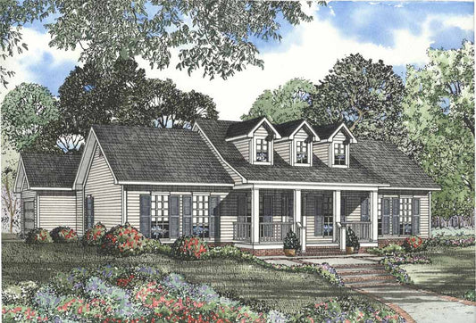 House Plan 569 Thomas Road, Country Home House Plan