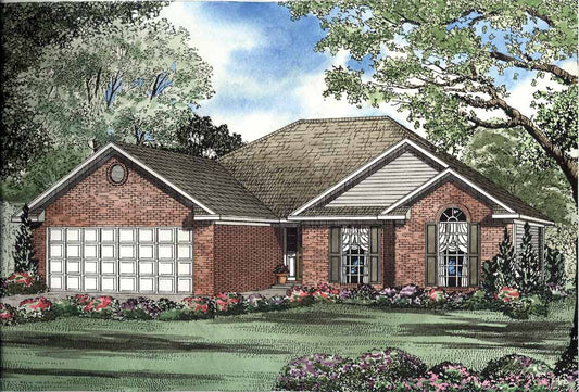 House Plan 581 Spruce Street, Traditional House Plan