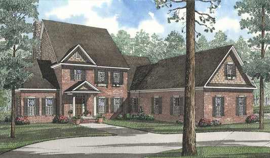 House Plan 591 Hampton Circle, Traditional Home Plan