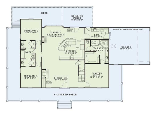 House Plan 602 Olive Street, Country House Home Plan