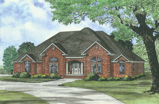 House Plan 616 Cherry Street, Traditional House Plan