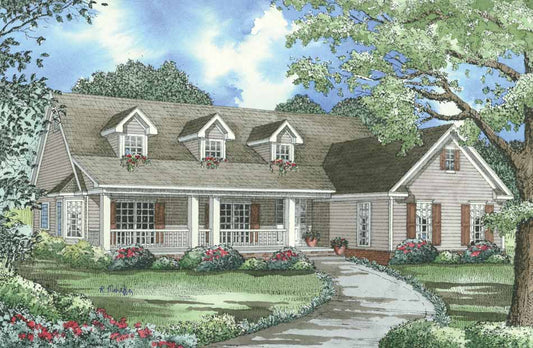 House Plan 650 Olive Street, Traditional House Plan