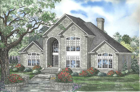 House Plan 668 Willow Lane, French Classic House Plan