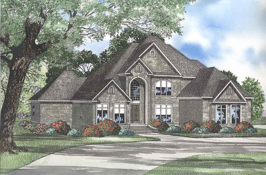 House Plan 671 Dogwood Avenue, French Classical House Plan