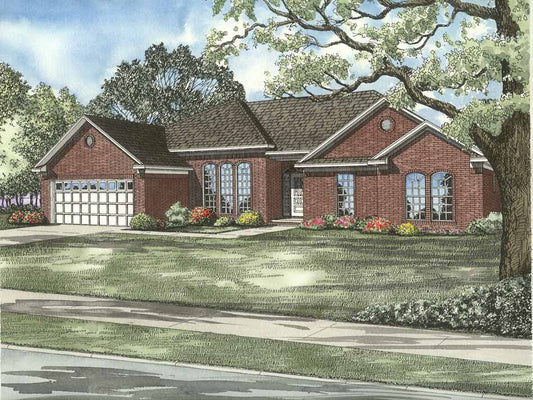 House Plan 680 Spruce Street, Traditional House Plan