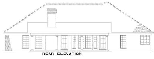 House Plan 680 Spruce Street, Traditional House Plan