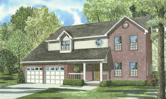 House Plan 689 Cottonwood Drive, Classical House Plan