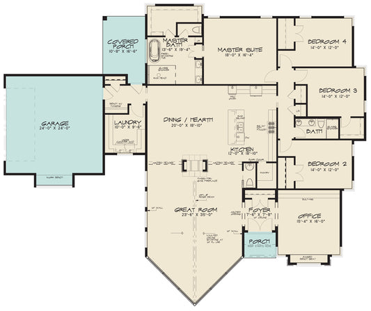 House Plan 1017 Rockway Heights, Mediterranean House Plan
