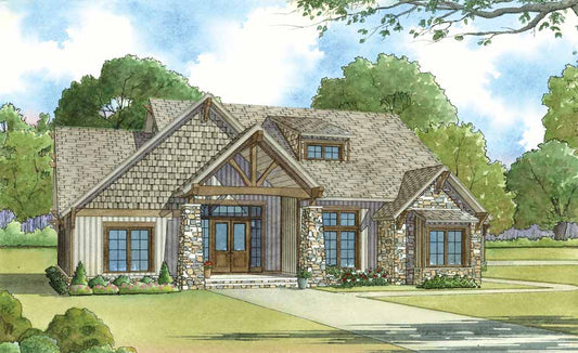 House Plan 5031 Shenandoah, Craftsman Bungalow House Plan