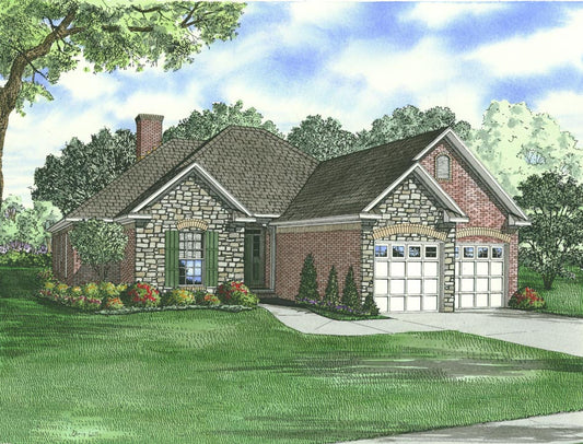 House Plan 277B Sage Meadows, Southern House Plan