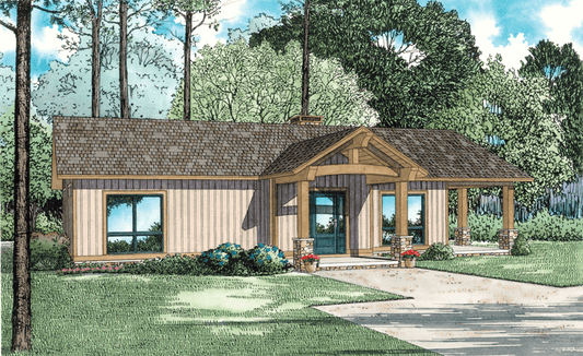 House Plan 1637 Cozy Retreat II, Tiny House Plan