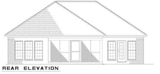 House Plan 830 Woodland Drive, Stone-And-Brick House Plan