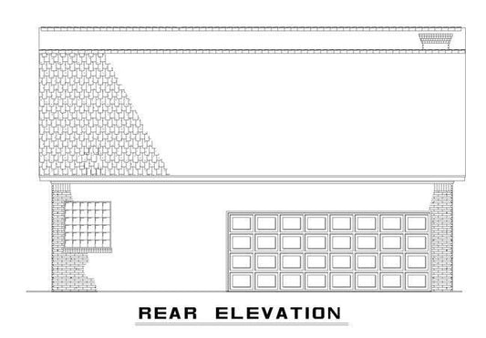 House Plan 987B Belmont Avenue, Stone-And-Brick House Plan