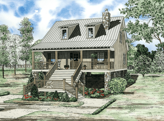 House Plan 1201 Piney Creek II, Riverbend House Plan