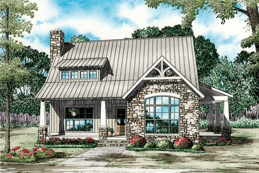 House Plan 1212 White Bluff, Riverbend House Plan