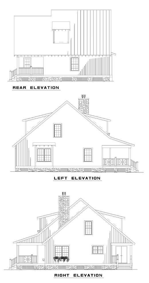 House Plan 423 Table Rock, Riverbend House Plan