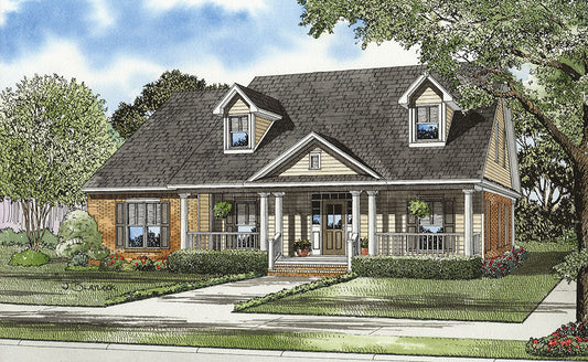 House Plan 819 Mulberry Lane, Olde Town House Plan