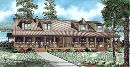 House Plan 1465 Camp Twin Lakes, Multi-Family House Plan