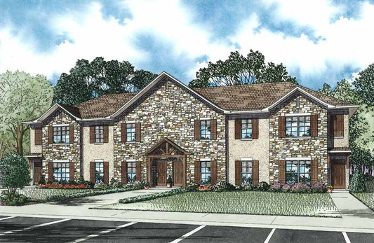 House Plan 1350 Buckingham Court, Multi-Family House Plan