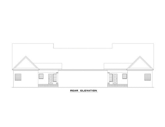 House Plan 407 Rosewood, Multi-Family House Plan