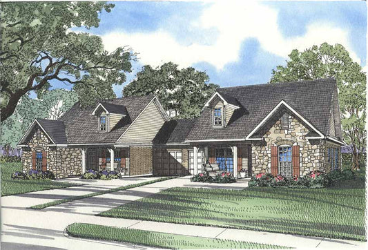 House Plan 430 Rosewood, Multi-Family House Plan