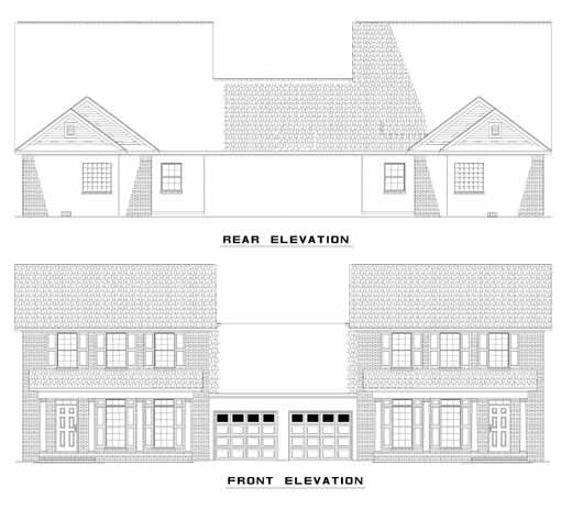 House Plan 433 Heather Ridge, Multi-Family House Plan