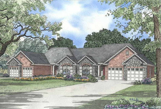 House Plan 452 Brookshire, Multi-Family House Plan