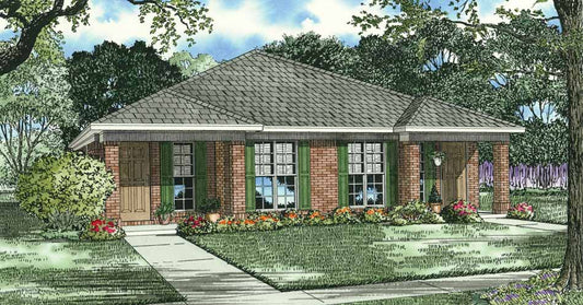 House Plan 489 Carriage Hill, Multi-Family House Plan