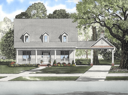 House Plan 929 Park Street, Midtown Village House Plan