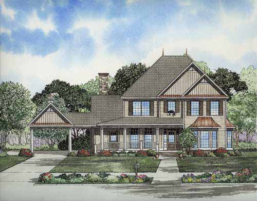 House Plan 919 Summer Avenue, Midtown Estate House Plan