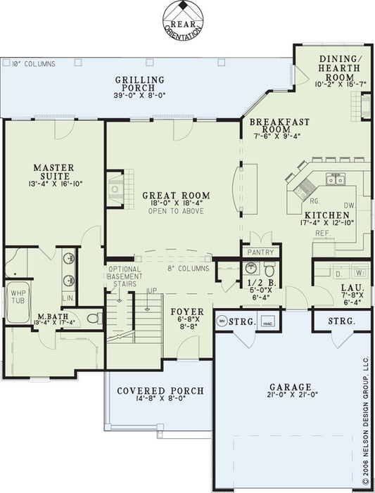 House Plan 1176 Jefferson Boulevard, Heritage House Plan