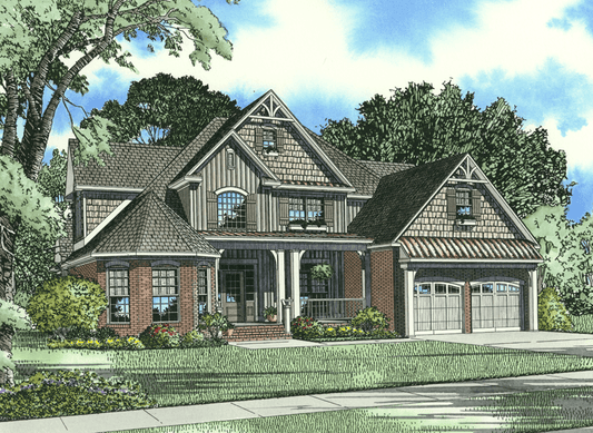 House Plan 950B Sophia Circle, Heritage House Plan