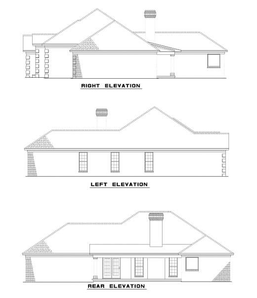 House Plan 550 The Downing, Florida House Plan